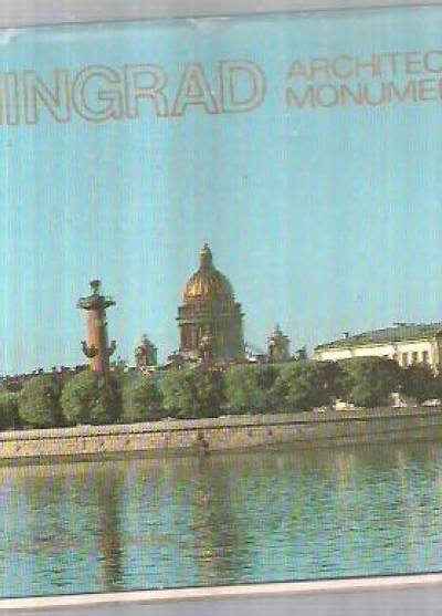 Leningrad - architectural monuments (komplet 16 pocztówek w obwolucie)