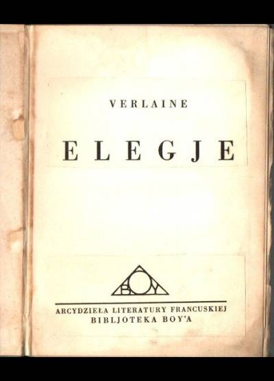 Paul Verlaine - Elegje