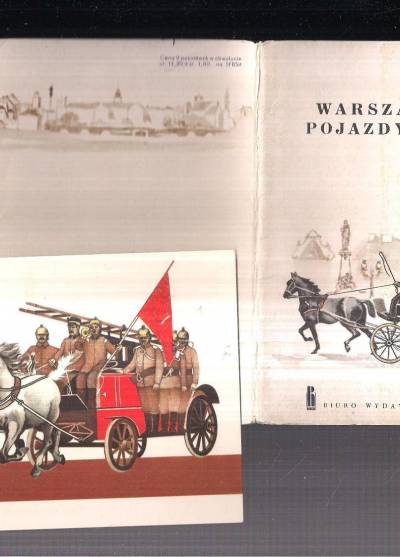 Jerzy Miller - Warszawskie pojazdy konne (niecały komplet, 8 z 9-ciu pocztówek, 1967)