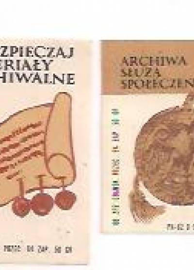 Tydzień archiwów 20-27.X.1968 (6 etykiet)