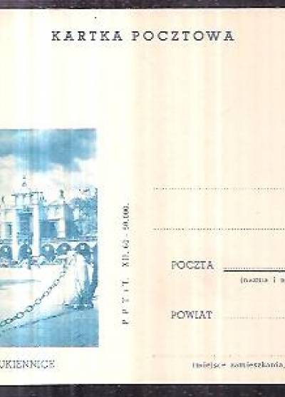 Kraków - Sukiennice (kartka pocztowa, 1960)