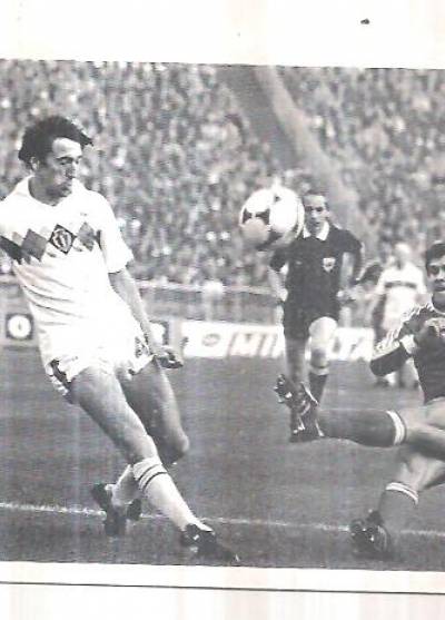 Mecz Polska-Belgia 0:0 na Stadionie Śląskim 11.IX.1985, reprint