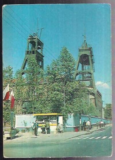fot. J. Rosikoń - Jaworzno - szyby kopalni węgla kamiennego Kościuszko (1975)