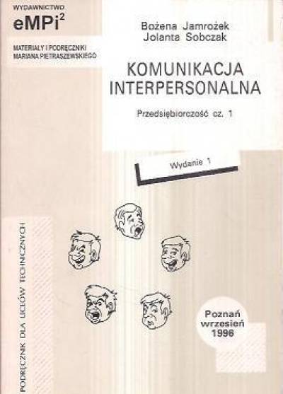 Jamrożek, Sobczak - Komunikacja interpersonalna (Przedsiębiorczość cz. 1. )